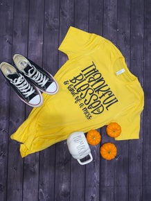 215 Thankful Blessed Graphic Tee