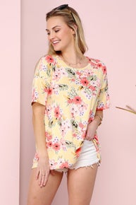 792 Round Neck Drop Shoulder Top