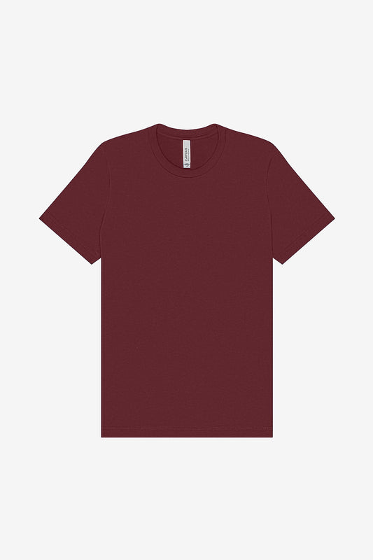 1216 Bella Canvas PLAIN Short Sleeve Tee - Maroon
