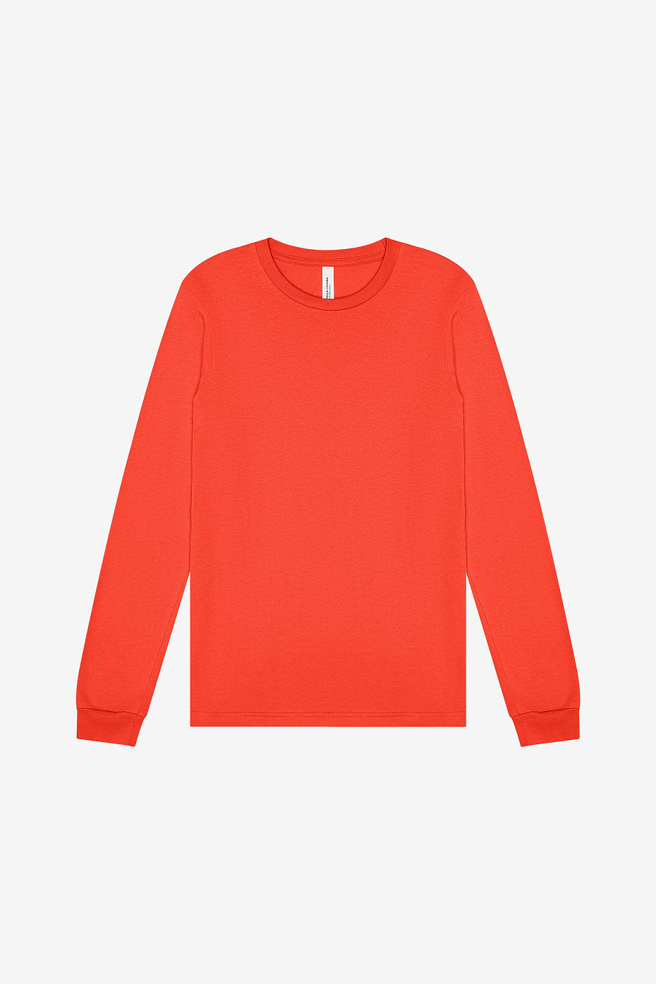 1228 Bella Canvas PLAIN Long Sleeve Tee - Poppy