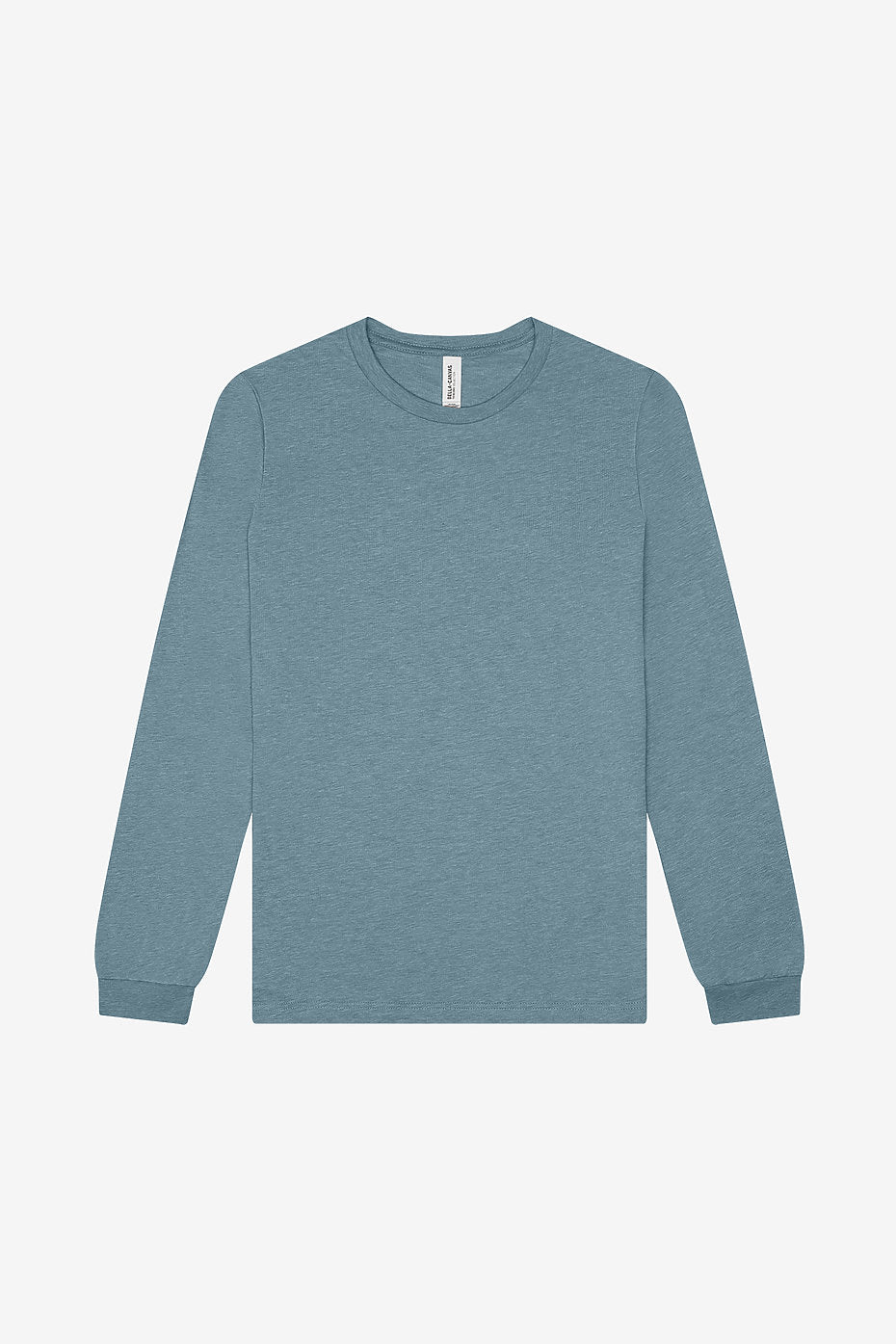 1231 Bella Canvas PLAIN Long Sleeve Tee - Denim Triblend