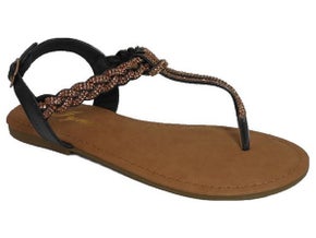 748 Womens Bejeweled Sandals