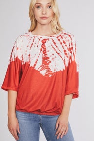 821 Loose Fitted Tie Dye Blouse