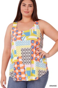 895 Krazy Design Sleeveless Top