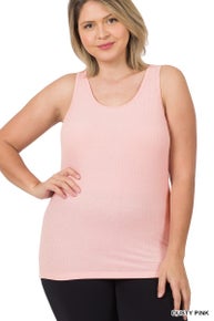 897 Ribbed Racerback Tank Top