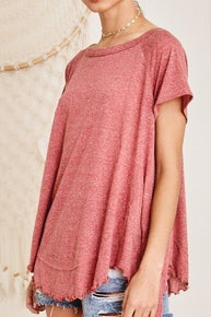 993 Slub Stretch Raglan Short Sleeve