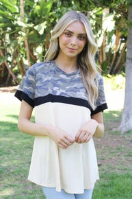 1008 Camo Taupe Short Sleeve