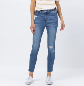 1014 Judy Blue Hi-Waist Dandelion Skinny Fit Jeans