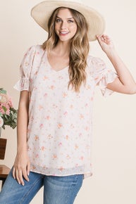 1031 All-Over Floral Top