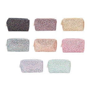 1037 Glitter Cosmetic Pouch Bag
